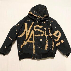 Carhartt Bomber Jacket Mens 3XL Distressed Tie Dye Style